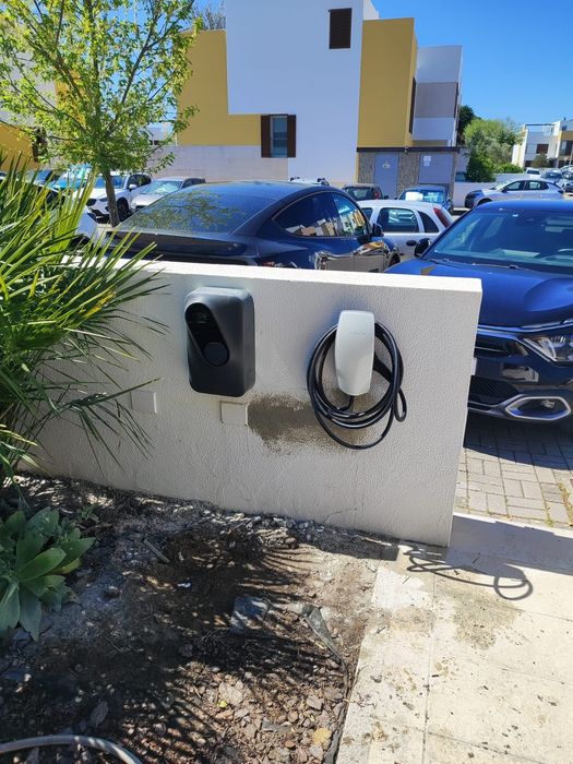 Instalação de wallbox, carregador veicular.