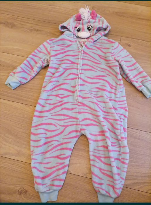 Strój zebra rozm 98-104 cm