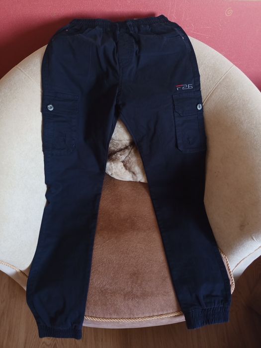 Штаны джоггеры тёмно-синий 18 лет рост 182