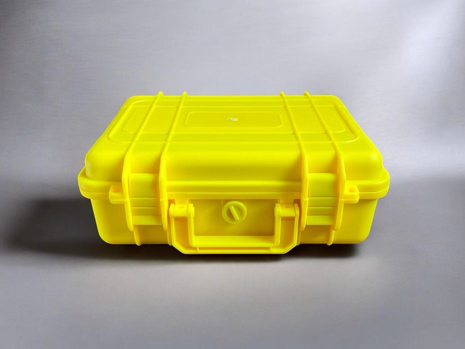 Pancerne Etui na 8 zegarków – Solidny Organizer – Wstrząsoodporne – Żółte