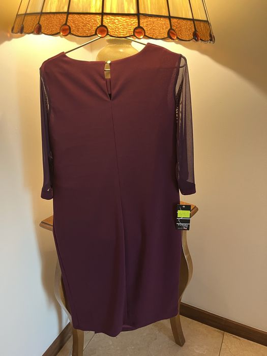 Sukienka wieczorowa śliwka