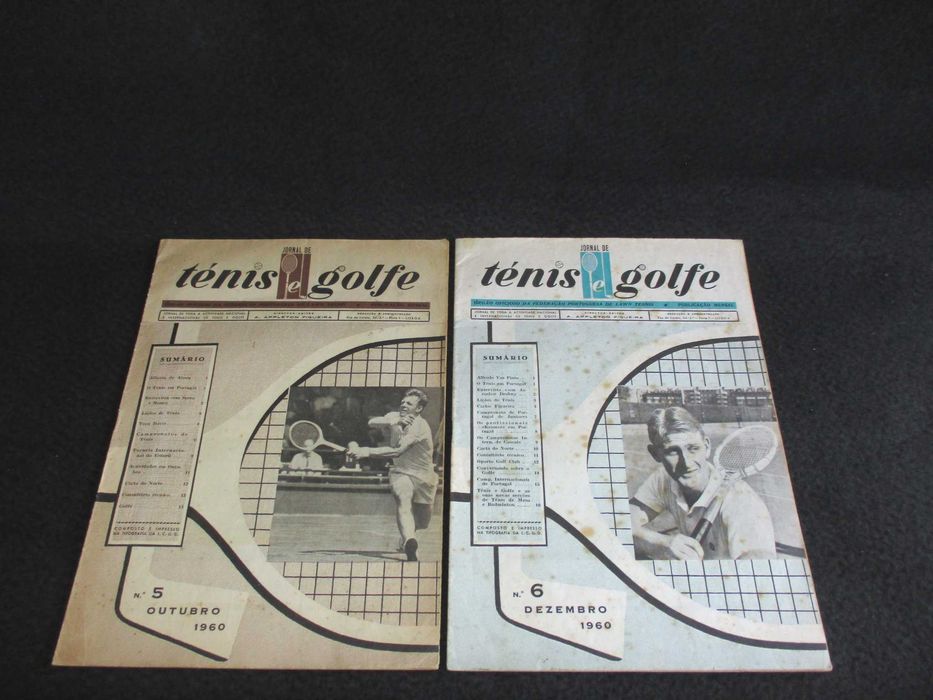 Jornal de Ténis e Golfe 1 ao 6 Raro 1960
