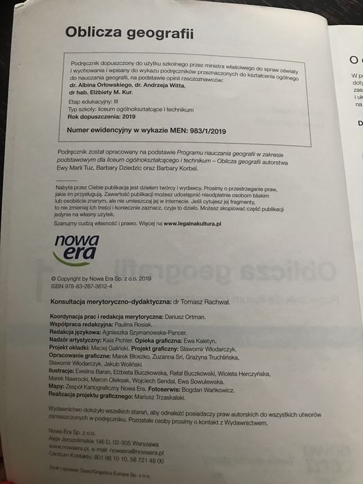 Oblicza geografii 1 zakres podstawowy