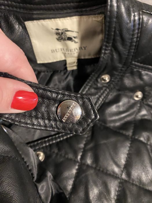Куртка Burberry кожа