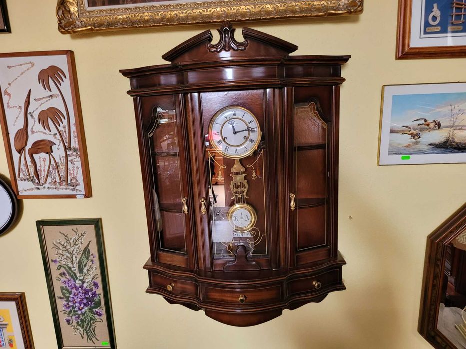 Relógio de parede - De corda - óptimo estado