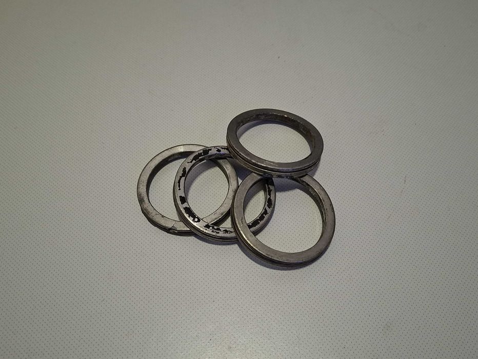 4 Anilhas / Anel adaptador OZ, 60.01mm, em alumínio, para jantes