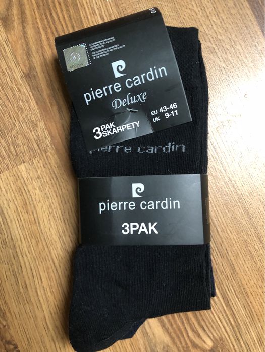 Pierre Cardin Deluxe męskie skarpety długie garniturowe 3 pary 43/46