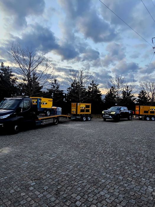 Mocne agregaty 16 kW - 2 MW do wynajęcia z pełną obsługą 24/7