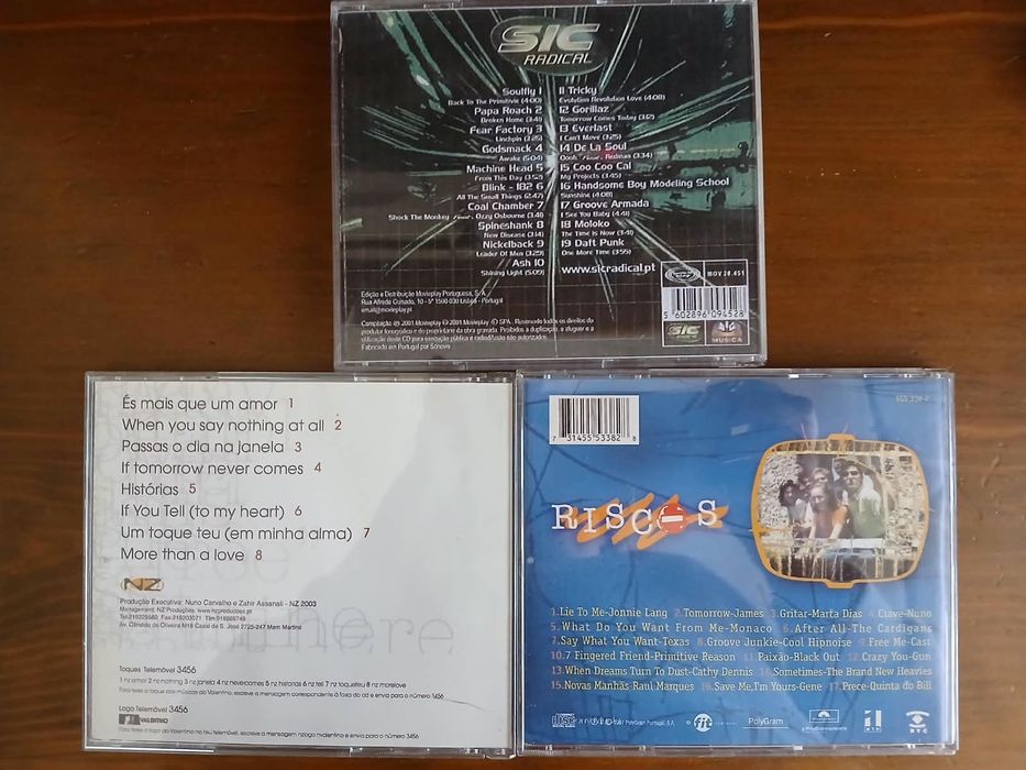 Vários CDs de música originais