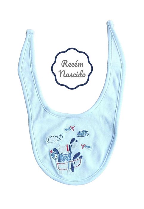 Conjunto Gorro + Body + Babete Recém-Nascido