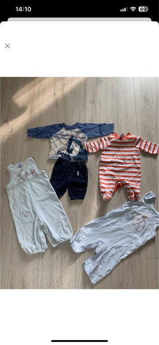 Пакет речей від 0 до 9 міс на хлопчика