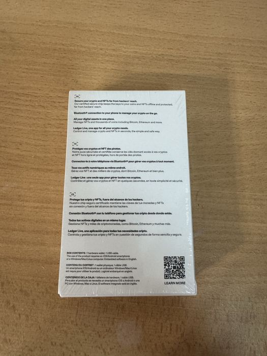 Ledger Backup Pack Nano S Plus Nano X (NOVO NA CAIXA COM PLASTICO)