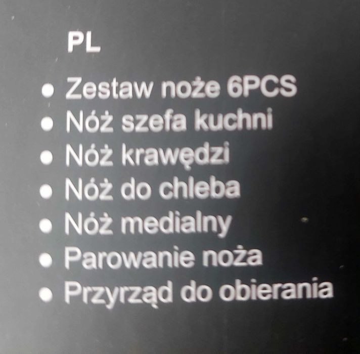 Zestaw noży KlonBerg