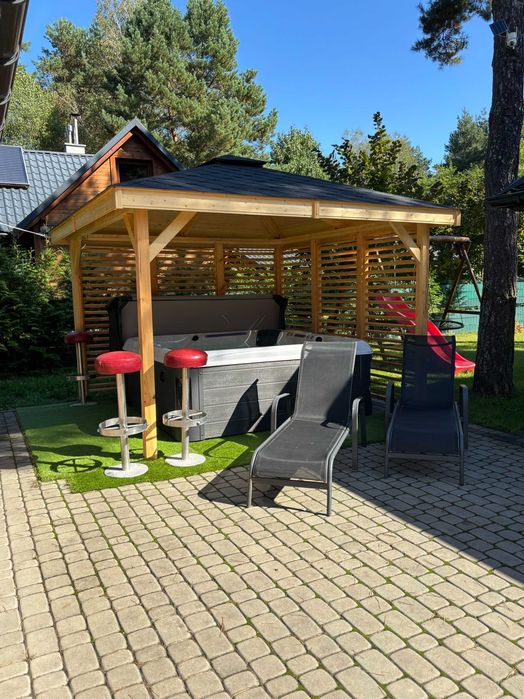 Domek Radawa 6-8 osób, jacuzzi, ognisko, rowery