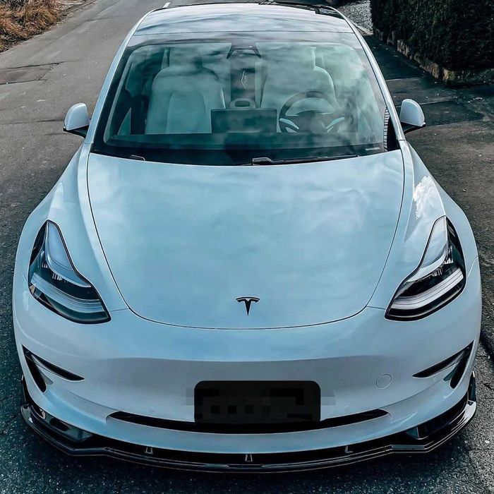 Сплиттер бампера Tesla Model Y 3 Тесла У диффузор спойлер губа сплiтер