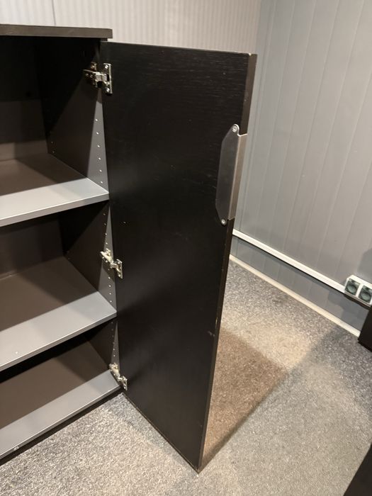 Szafka czarna biurowa