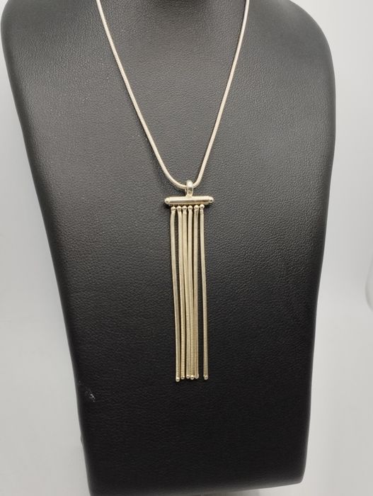 Srebrna kolia, próba 925, długość 60 cm