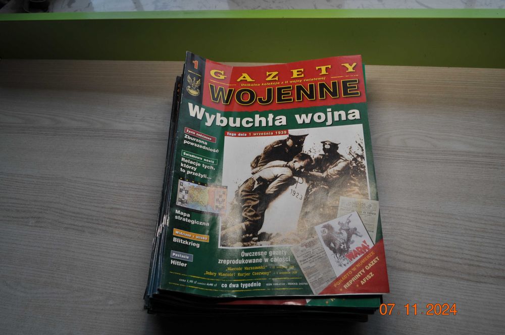 Gazety wojenne, 57 numerów II Wojna światowa