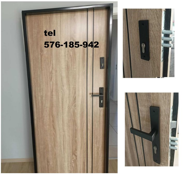 Drzwi ZEWNĘTRZNE wejściowe akustyczne drewniane i metalowe TANIE