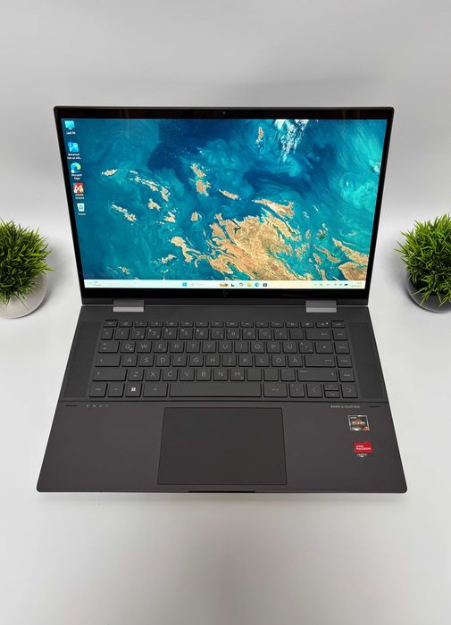 Ноутбук HP ENVY x360 2-in-1/Ryzen 7 5825U/16 DDR4 3200hz/512 SSD/15.6"1 920 × 1080, IPS