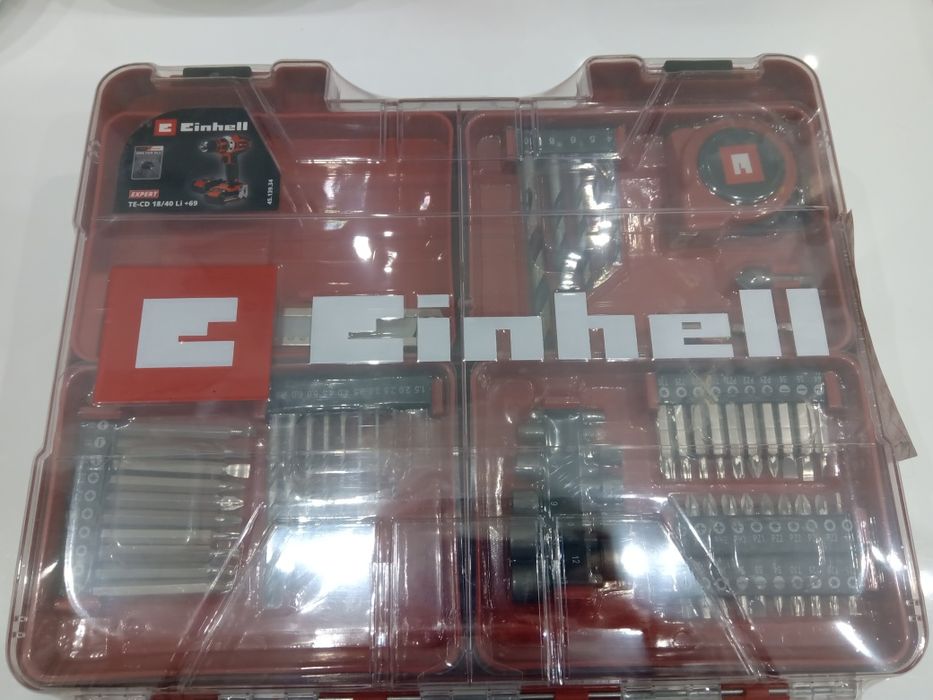 Einhell Zestaw Wiertarko-Wkrętarek Akumulatorowych Te-Cd 18/40 Li +69