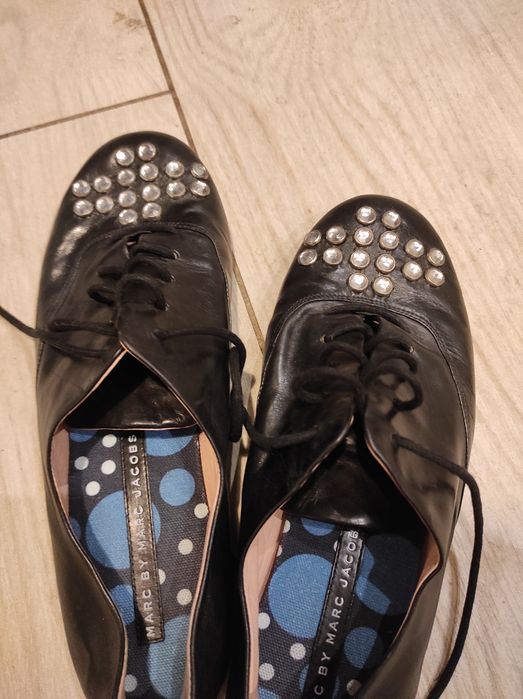Skórzane buty Marc Jacobs r.37