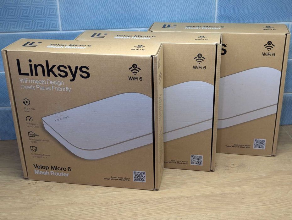 Роутер Linksys LN1100 Mesh WI-FI6 Velop Micro 6 USA качество WAN 2.5G.