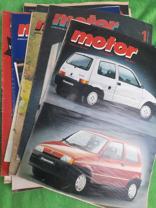 Zestaw MOTOR rok 1992