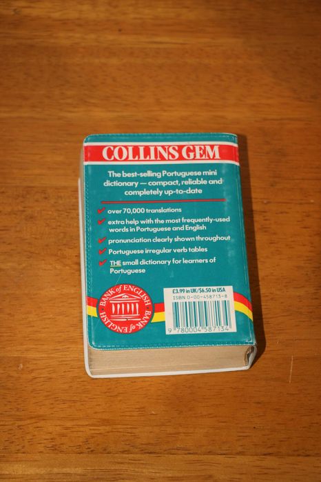 Mini Dicionário Português-Inglês de Collins Gem