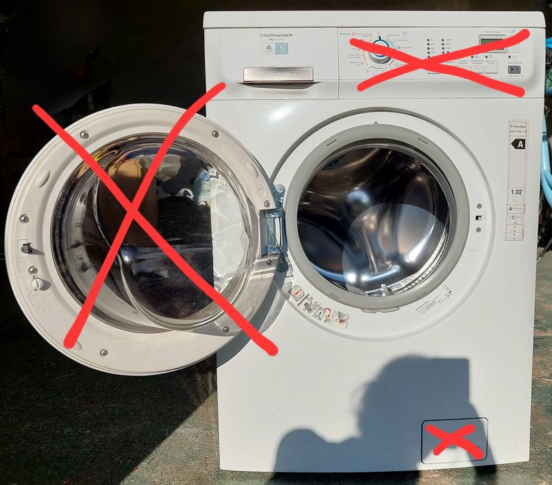 Pralka Electrolux EWF 106417W uszkodzona na części