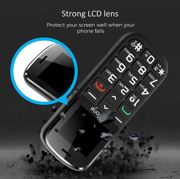 мобільний телефон із великими кнопками Artfone CS182,бабушкофон