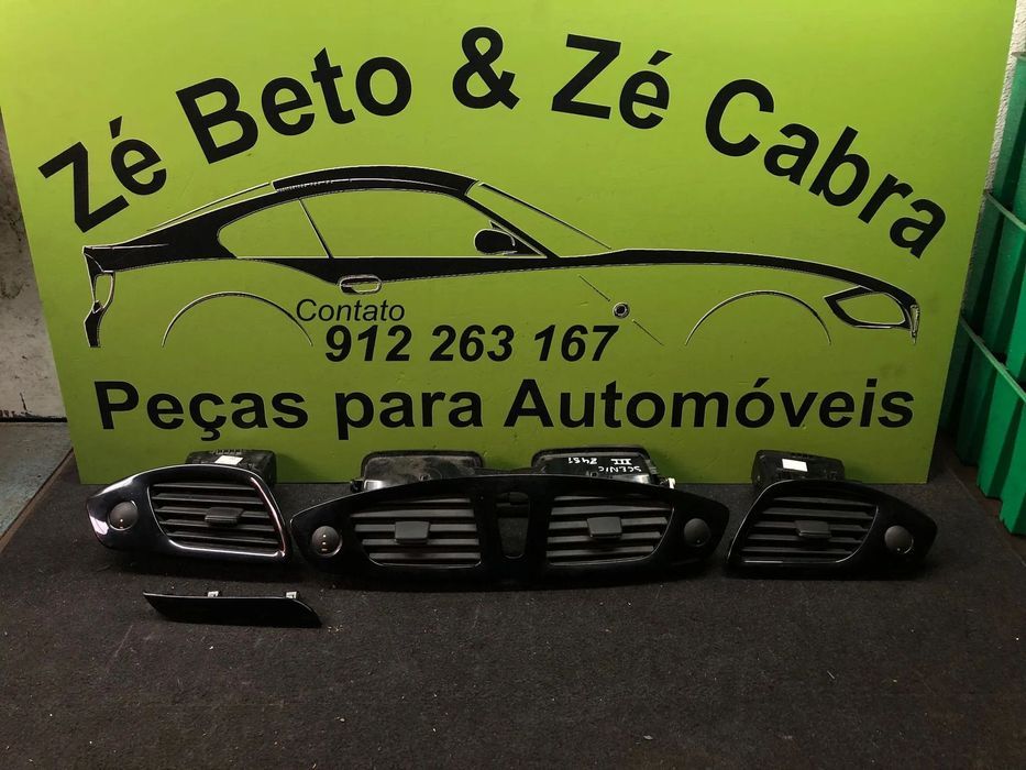 RENAULT SCENIC III GRELHAS TABLIER VENTILAÇÃO - Z451