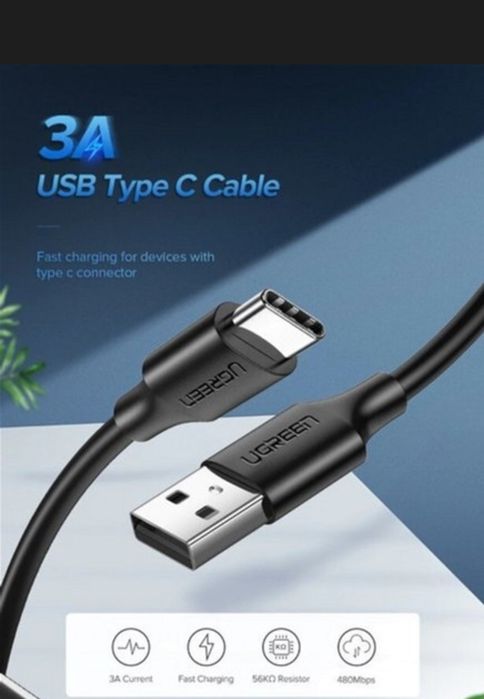 Кабель USB Tape-C                                    Длинна 1.5 метра.