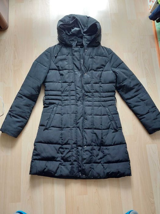 Ciepły płaszczyk zimowy czarny