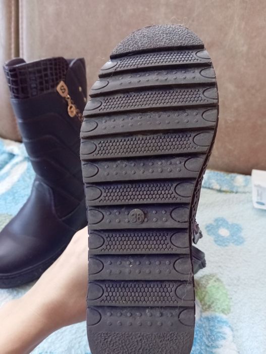 Сапоги зима для девочки высокие