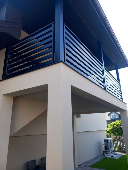 Balustrady nowoczesne ocynk
