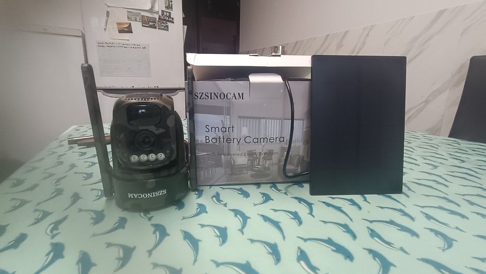 Câmera solar só leva cartão de telemóvel