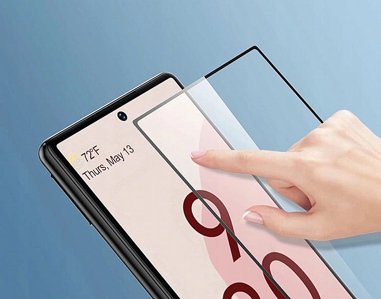 Szkło Hartowane Pełne z Ramką do Google Pixel 6