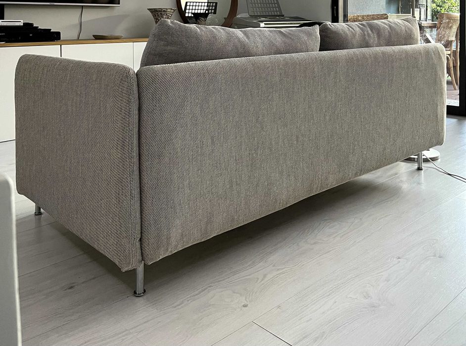 sofá 3 lugares, estilo escandinavo