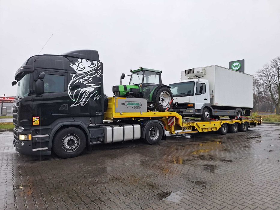 Transport niskopodwoziowy # Platforma # Maszyny leśne # Budowlane #24H