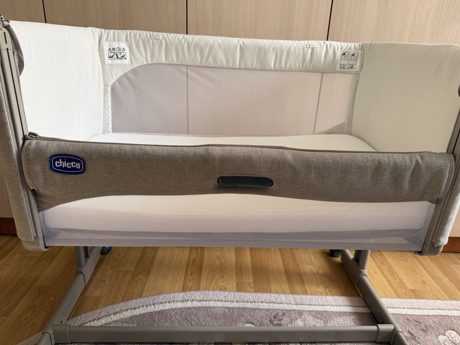 Дитяче ліжко Chicco Next 2 Me Magic Evo для дівчинки