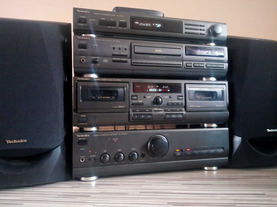 MEGA Wieża Hi-Fi TECHNICS kpl.+BT tj.JBL,Denon,Sony