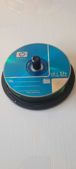 Conjunto de CDs Virgens em Cakebox ou Caixa Individual Nunca Usados