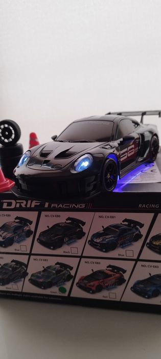 Радіокерована Дрифт машинка Porsche 911 GT3 RS  з new LED і 4 WD(Різні Варіанти)!