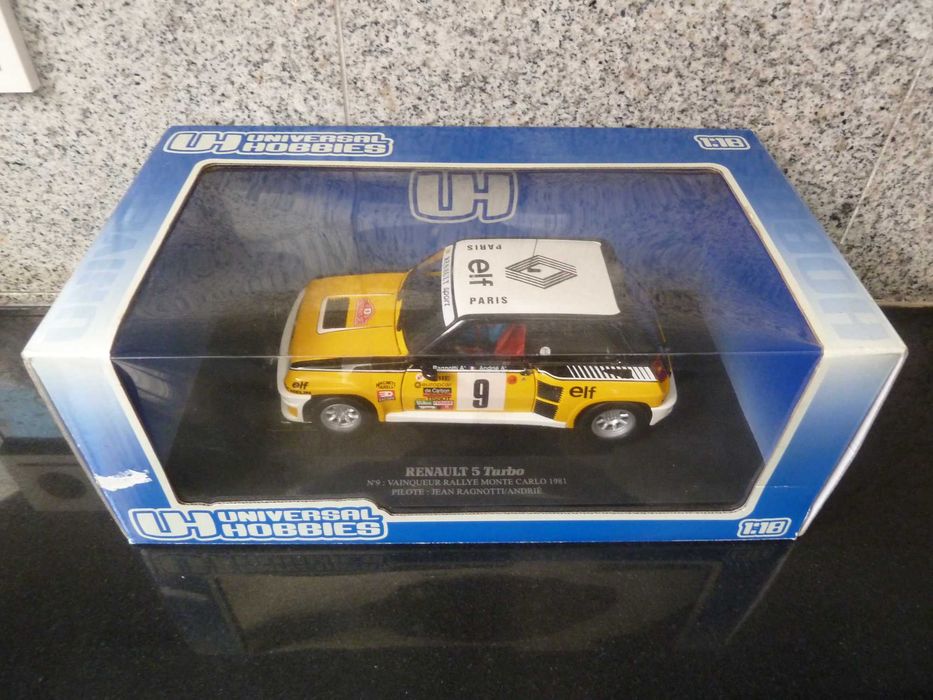1:18 UH, Renault 5 Turbo, Rally Monte Carlo 1981, AutoArt Minichamps