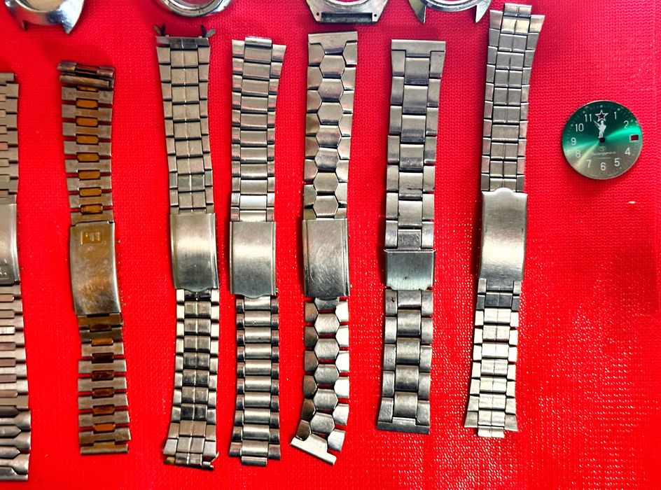 Браслеты и запчасти для часов Ссср