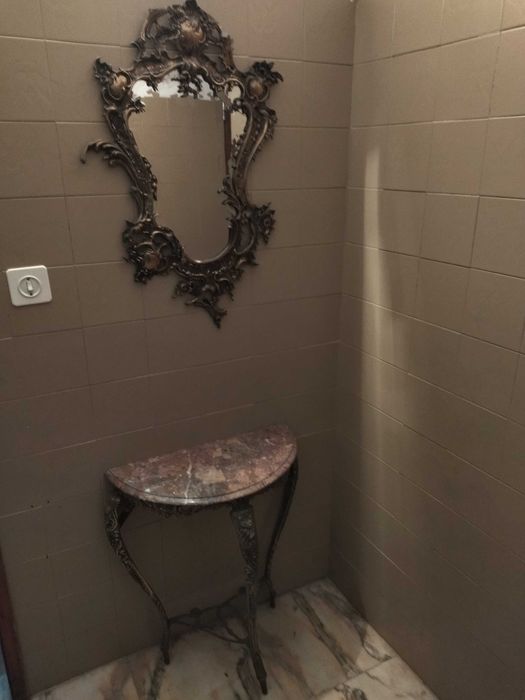 Espelho e consola antiga64737775889409123