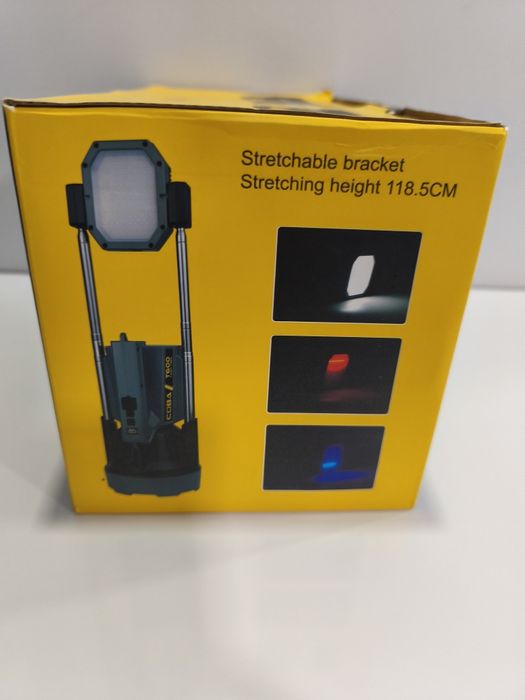 Lanterna de Mão Led com Projector de Emergência