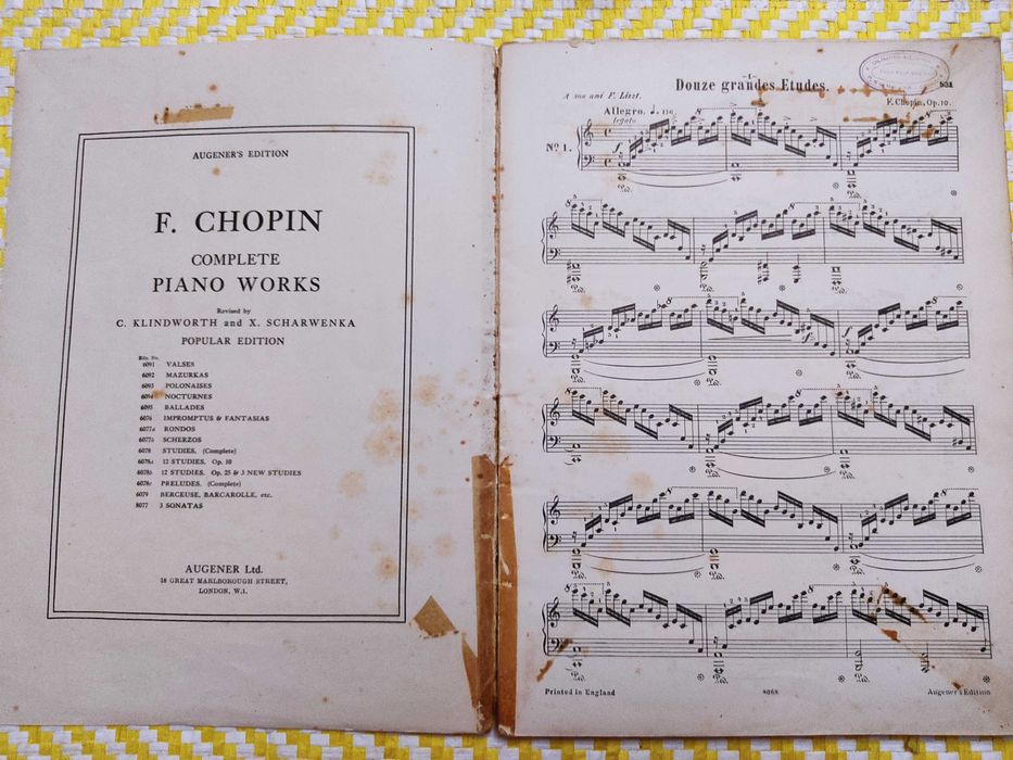 CHOPIN - Studies 
Augeners Edition