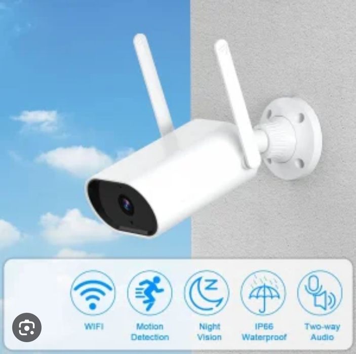 Camera de video vigilância Wi-Fi Tuya APP